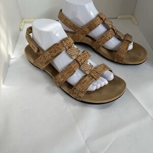 Vionic Women's Amber Sandals Gold Cork Size 9